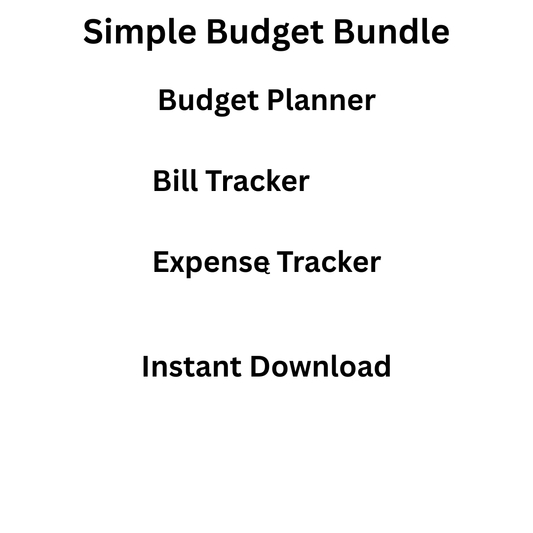 Simple Budget Bundle – Printable